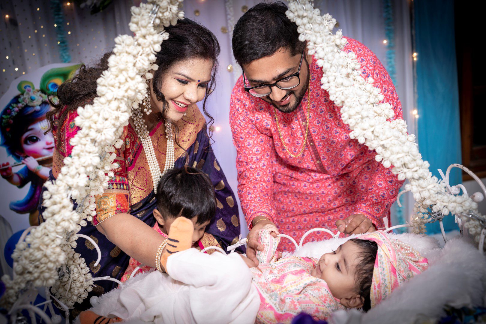 Marathi Naming Ceremony-baby name-namkaran sohala-babies day (33)