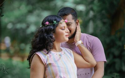 Cinematic Maternity Shoot – Christian Couple with Color Palette Artworks