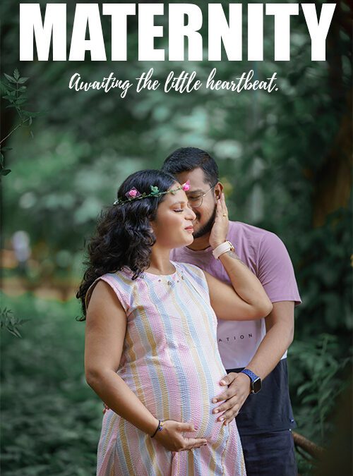 Cinematic Maternity Shoot – Christian Couple with Color Palette Artworks