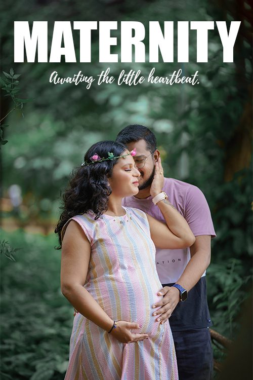 Cinematic Maternity Shoot – Christian Couple with Color Palette Artworks
