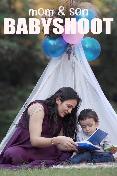 Mother & Son Bond Photoshoot in Nature