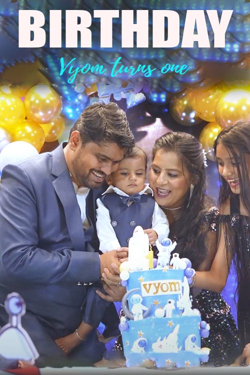Vyom’s 1st Birthday Celebration at Sai Nandan Hall, Khandeshwar